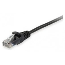 LATIGUILLO U/UTP CAT.6A LIBRE HALOGENOS 1M COLOR NEGRO