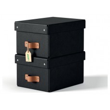 PACK 2 CAJAS DE ALMACENAMIENTO CART&Oacute;N PEQUE&Ntilde;A COLOR NEGRO LEITZ 61470095 (Espera 4 dias)