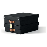 PACK 2 CAJAS DE ALMACENAMIENTO CARTÓN MEDIANA BAJA COLOR NEGRO LEITZ 61480095 (Espera 4 dias)-5SX PACK 2 CAJAS DE ALMACENAMIENTO CARTÓN MEDIANA BAJA COLOR NEGRO LEITZ 61480095 (Espera 4 dias)