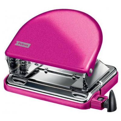 TALADRO METALICO MODELO 52 WOW CAPACIDAD 20 HOJAS COLOR ROSA PETRUS 626517 (Espera 4 dias)