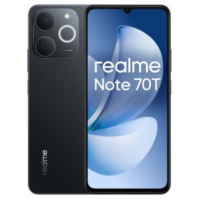 realme Note 70T 17,1 cm (6.74") SIM doble Android 15 4G USB Tipo C 4 GB 256 GB 6000 mAh Negro (Espera 4 dias)