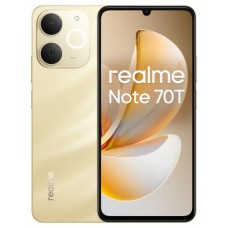realme Note 70T 17,1 cm (6.74") SIM doble Android 15 4G USB Tipo C 4 GB 256 GB 6000 mAh Oro (Espera 4 dias)