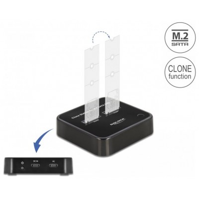 Delock M.2 Estaci&oacute;n de acoplamiento para 2 x M.2 S