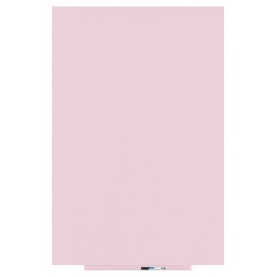 PIZARRA SIN MARCO SKINWHITEBOARD COLOR ROSA. MEDIDA 100X150CM MAGNÉTICA MODULAR ROCADA 6421R-490 (Espera 4 dias)