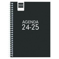 AGENDA ESCOLAR 2024-2025 8º 120X164 SEMANA VISTA HORIZONTAL COOL NEGRO FINOCAM 645000325 (Espera 4 dias)