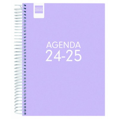 AGENDA ESCOLAR 2024-2025 4º 155X212 1 DÍA PÁGINA COOL LILA FINOCAM 645060825 (Espera 4 dias)