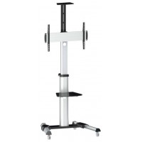 SOPORTE DE SUELO CON RUEDAS EQUIP PARA PANTALLA