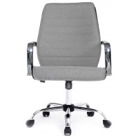 EQUIP SILLA DE OFICINA RESPALDO MEDIO COLOR GRIS DISEÑO ERGONOMICO