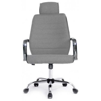 SILLA DE OFICINA EQUIP ERGONOMICA RESPALDO MEDIO COLOR GRIS (Espera 4 dias)