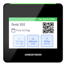 CRESTRON - (TSS-470E-B-T) 3.5 IN. DESK SCHEDULING TOUCH SCREEN, BLACK TEXTURED (Espera 4 dias)