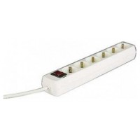 HAMA Home Regleta 6 Tomas Interruptor 1,4m Blanca