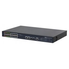 (DH-LR2218-16ET-240-V2) DAHUA SWITCH L2 EPOE GESTIONABLE 16 PUERTOS 10/100 (8 EPOE/EOC + 8 POE) + 2 UPLINK COMBO GIGABIT/SFP (Espera 4 dias)