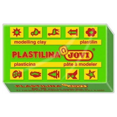 CAJA 30 PASTILLAS PLASTILINA 50 G - VERDE CLARO JOVI 7010 (Espera 4 dias)