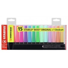 FLUORESCENTE STABILO BOSS 15U 1D-DU3 FLUORESCENTE STABILO BOSS 15U 1D