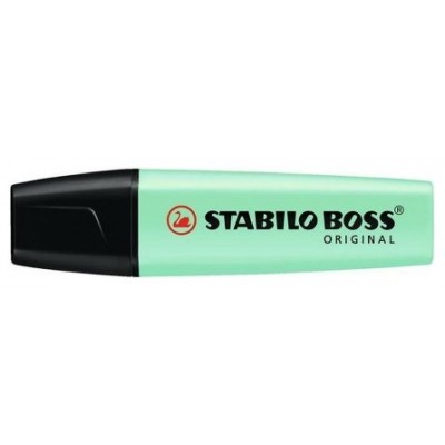 MARCADOR.FLUORESCENTE BOSS TRAZO 2/5MM. VERDE PASTEL STABILO 70/116 (MIN10) (Espera 4 dias)