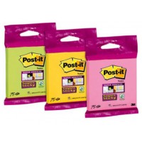 BLISTER BLOC 90 HOJAS NOTAS ADHESIVAS 76X76MM SUPER STICKY 654 COLORES SURTIDOS 6820-SS3N POST-IT 7100172224 (Espera 4 dias)