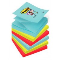 PACK 6 BLOCS 90 HOJAS Z-NOTES ADHESIVAS 76X76MM SUPER STICKY COLECCIÓN COSMIC R330-6SS-COS POST-IT 7100263209 (Espera 4 dias)