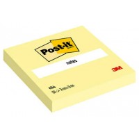 PACK 12 BLOCS 100 HOJAS NOTAS ADHESIVAS 76X76MM CANARY YELLOW SIN ENCELOFANADO INDIVIDUAL 654 POST-IT 7100290160 (Espera 4 dias)