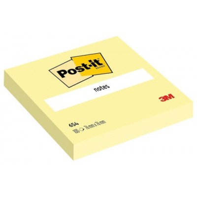 PACK 12 BLOCS 100 HOJAS Z-NOTES 76X127MM CANARY YELLOW CAJA CARTÓN R350 CY POST-IT 7100290186 (Espera 4 dias)