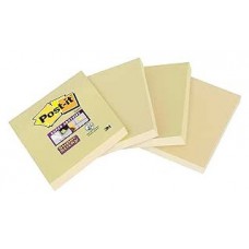 PACK 4 BLOCS 45 HOJAS NOTAS RECICLADAS ADHESIVAS 102X152MM SUPER STICKY CANARY YELLOW CON LÍNEAS 4645-RSSCY4 POST-IT 7100321347 (Espera 4 dias)