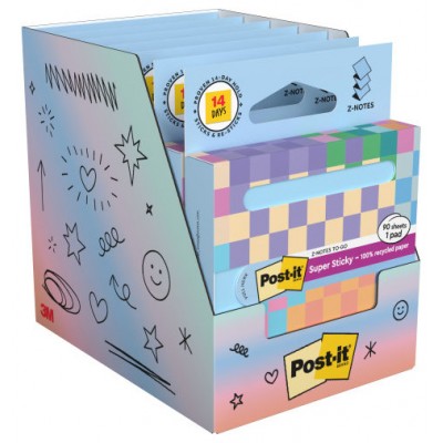 BLISTER DISPENSADOR 36 MARCADORES INDEX STRONG 25,4X38,1 MM 3 COLORES PASTEL ROSA/AMARILLO/MORADO 686-3SUN POST-IT 7100396511 (Espera 4 dias)