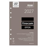 RECAMBIO ANUAL 2027 R598 OPEN500 117X181MM DIA PAGINA FINOCAM 711670027 (Espera 4 dias)-2SX RECAMBIO ANUAL 2027 R598 OPEN500 117X181MM DIA PAGINA FINOCAM 711670027 (Espera 4 dias)