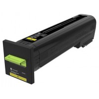 Lexmark CS820, CX82x, CX860 Cartucho de toner amarillo Retornable