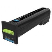 Lexmark CS820 Cartucho de toner cian rendimiento extra alto Retornable