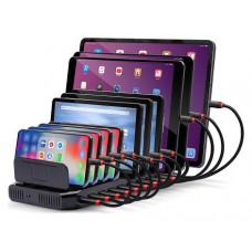 Lindy 73309 organizador para estaci&oacute;n de carga Independiente Pl&aacute;stico Negro (Espera 4 dias)