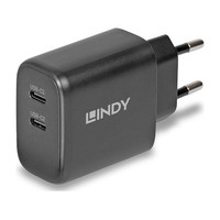 Lindy 73438 cargador de dispositivo móvil Universal Negro Corriente alterna Carga rápida Interior (Espera 4 dias)-16SX Lindy 73438 cargador de dispositivo móvil Universal Negro Corriente alterna Carga rápida Interior (Espera 4 dias)