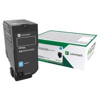 Lexmark CS/CX 827 Cartucho de toner cian Retornable