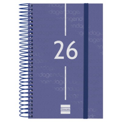 AGENDA 2026 BASIC YEAR E5 117X181MM DIA PAGINA AZUL FINOCAM 741091026 (Espera 4 dias)