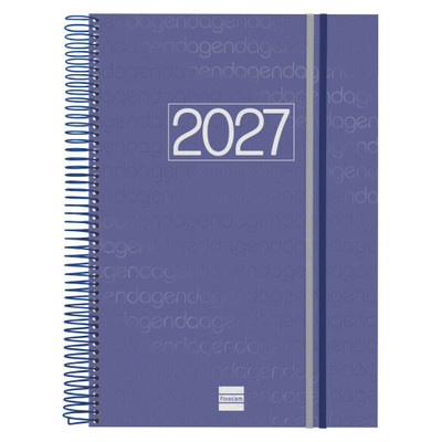 AGENDA 2027 BASIC YEAR E40 210X297MM DIA PAGINA AZUL FINOCAM 741111027 (Espera 4 dias)-SX5 AGENDA 2027 BASIC YEAR E40 210X297MM DIA PAGINA AZUL FINOCAM 741111027 (Espera 4 dias)