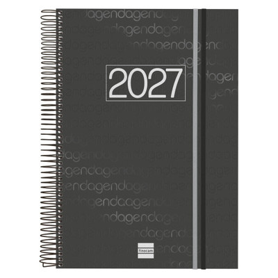 AGENDA 2027 BASIC YEAR E40 210X297MM DIA PAGINA NEGRO FINOCAM 741116027 (Espera 4 dias)-SX5 AGENDA 2027 BASIC YEAR E40 210X297MM DIA PAGINA NEGRO FINOCAM 741116027 (Espera 4 dias)