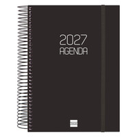 AGENDA 2027 BASIC OPAQUE E10 155X212MM DIA PAGINA NEGRO FINOCAM 742916027 (Espera 4 dias)-2SX AGENDA 2027 BASIC OPAQUE E10 155X212MM DIA PAGINA NEGRO FINOCAM 742916027 (Espera 4 dias)