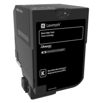 Lexmark CS720, CS725 Cartucho de toner negro de alto rendimiento