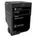 Lexmark CS720, CS725 Cartucho de toner negro de alto rendimiento