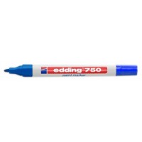 MARCADOR PERMANENTE 2-4MM 750 AZUL EDDING 750-3 (MIN10) (Espera 4 dias)