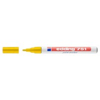 MARCADOR PERMANENTE 1-2MM 751 AMARILLO EDDING 751-05 (MIN10) (Espera 4 dias)
