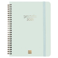 AGENDA 2025 TRENDY ALMA E10 155X212MM SEMANA VISTA HORIZONTAL MENTA FINOCAM 762020325 (Espera 4 dias)