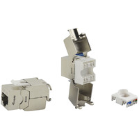 EQUIP Cat.6A Conector Keystone Apantallado Toolfree, 8 unidades/juego-20SX EQUIP Cat.6A Conector Keystone Apantallado Toolfree, 8 unidades/juego