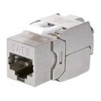 KIT 8 UDS CONECTOR HEMBRA RJ45 FTP CAT8.1 PANEL
