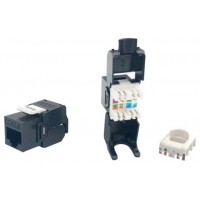KIT 8 UDS CONECTOR HEMBRA RJ45 UTP CAT6 PANEL KEYSTONE