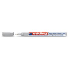 MARCADOR PERMANENTE 0.8MM 780 PLATA EDDING 780-54 (MIN10) (Espera 4 dias)