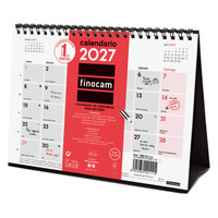 CALENDARIO 2027 SOBREMESA NEUTRO ESCRIBIR S 210X150MM FINOCAM 780100027 (Espera 4 dias)-1SX CALENDARIO 2027 SOBREMESA NEUTRO ESCRIBIR S 210X150MM FINOCAM 780100027 (Espera 4 dias)