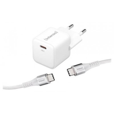 Intenso | KIT Cargador GaN W30C + Cable USB-C
