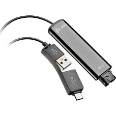 HP Poly Adaptador negro Poly DA75 USB a QD compatible con TAA (Espera 4 dias)-SX7 HP Poly Adaptador negro Poly DA75 USB a QD compatible con TAA (Espera 4 dias)