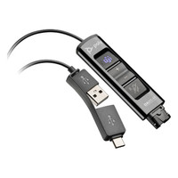 HP Poly Adaptador negro Poly DA85-M USB a QD compatible con TAA (Espera 4 dias)-11SX HP Poly Adaptador negro Poly DA85-M USB a QD compatible con TAA (Espera 4 dias)