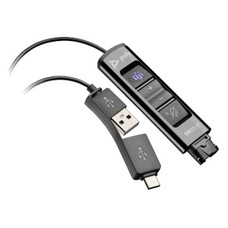 HP Poly Adaptador negro Poly DA85-M USB a QD compatible con TAA (Espera 4 dias)-SX11 HP Poly Adaptador negro Poly DA85-M USB a QD compatible con TAA (Espera 4 dias)
