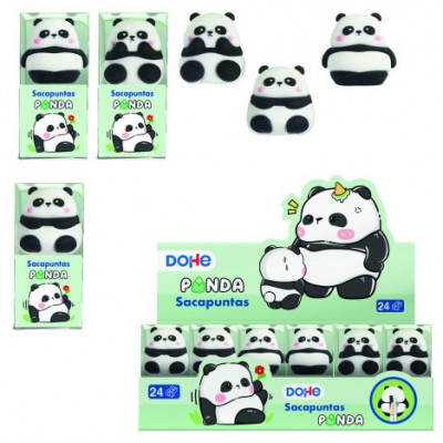 EXPOSITOR CON 24 SACAPUNTAS PANDA  DOHE 79639 (Espera 4 dias)